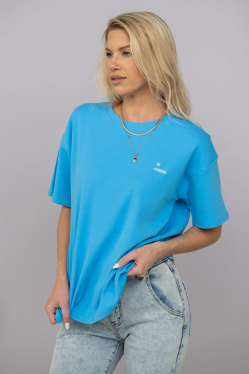 BYE DAD TEE [BRIGHT BLUE]