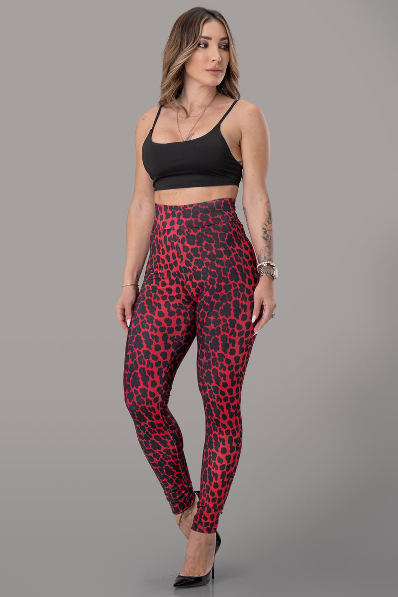 EGI LEGGINGS [RED LEOPARD]