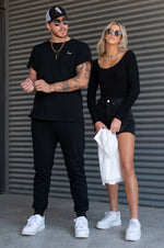 MEN'S DAD TEE [BLACK]