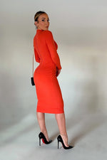 ANZHELA DRESS [CORAL]