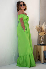 NOELLE DRESS [GREEN]