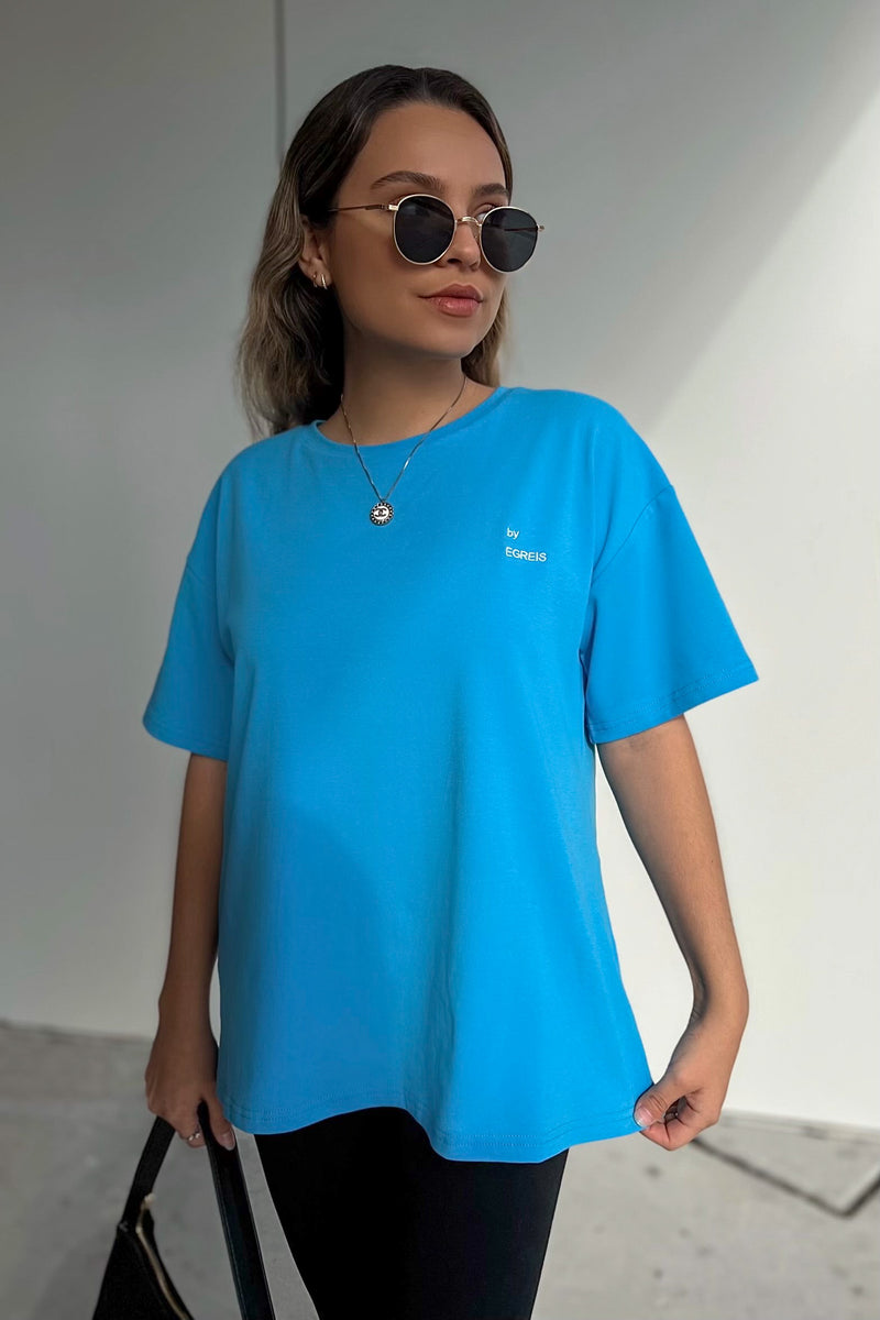 BYE DAD TEE [BRIGHT BLUE]