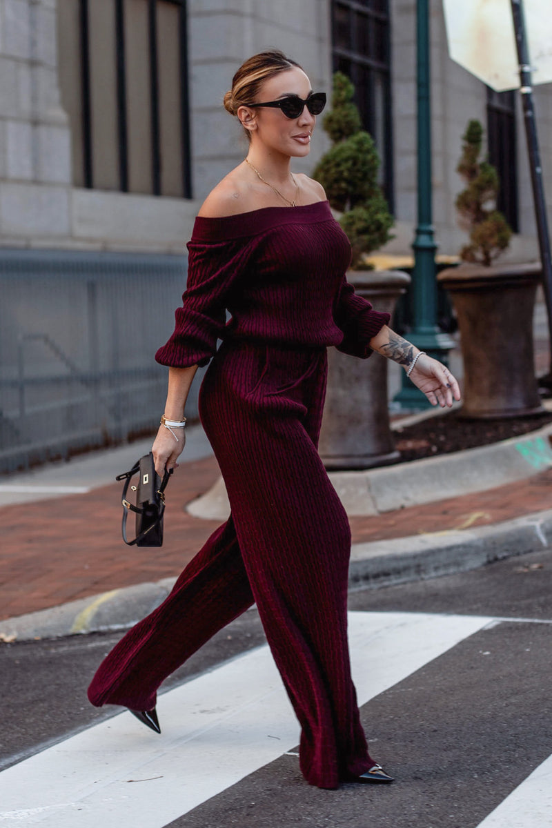 JANIE JUMPSUIT [WINE]