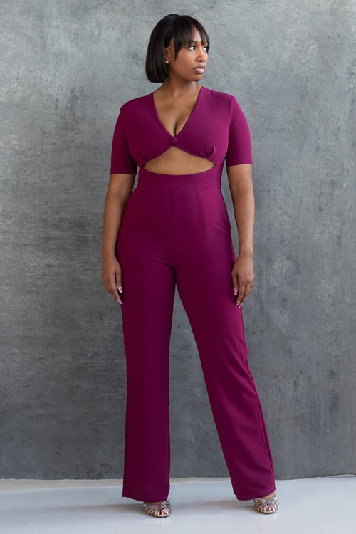 GABRIELLA JUMPSUIT [BERRY]