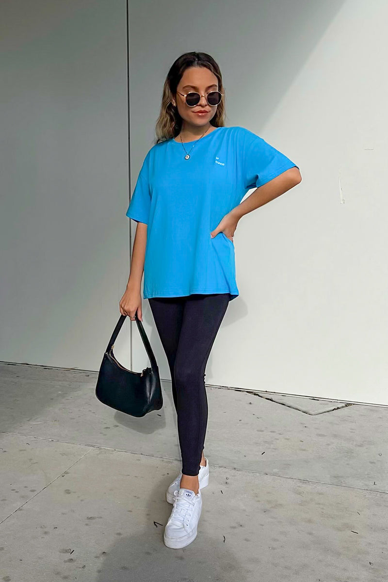 BYE DAD TEE [BRIGHT BLUE]