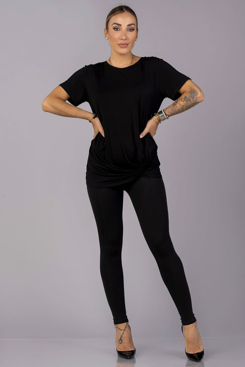ROZ TOP [BLACK]