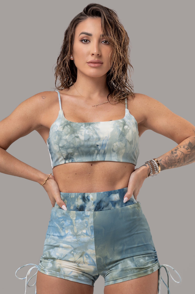 KENZIE SPORTS BRA [GREEN/BLUE TIE DYE] – ByEgreis