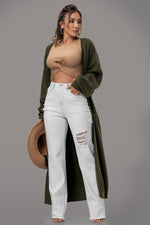GRETCHEN CARDIGAN [OLIVE]