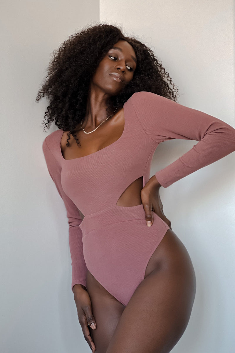 EGREIS BODYSUIT [MAUVE]