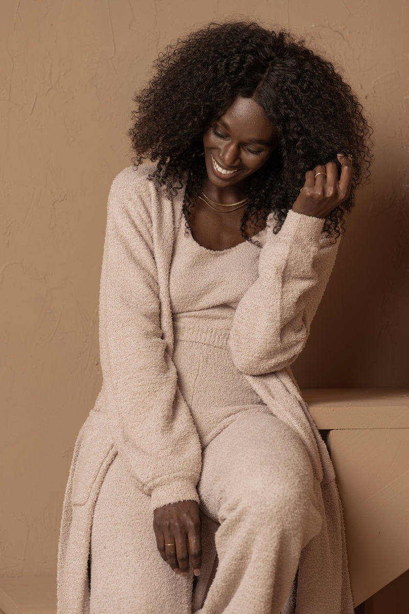 COZ'E LONG ROBE [OATMEAL]