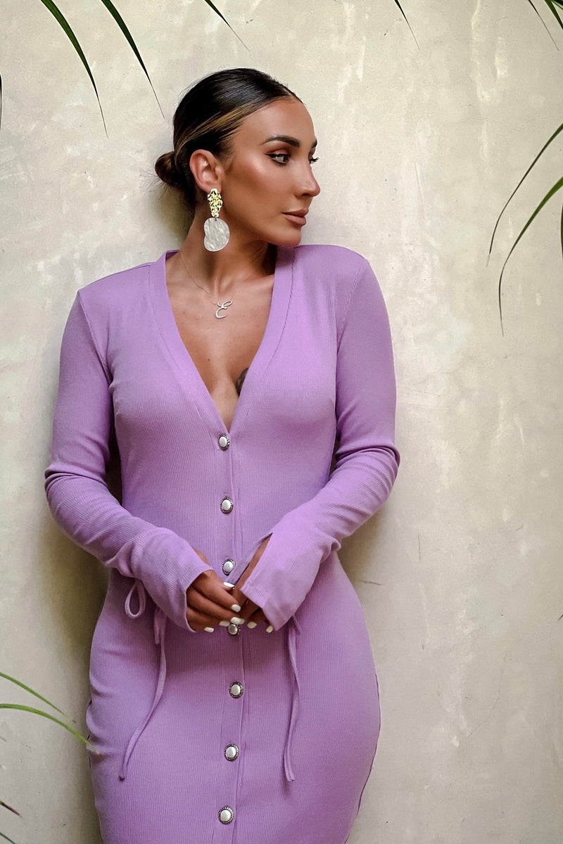 ANYA DRESS [PURPLE]
