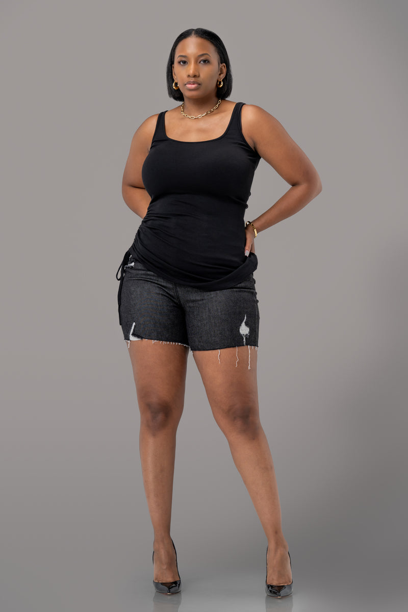 ARNELA TANK TOP [BLACK]