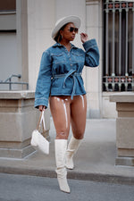 CALLAN DENIM TOP/JACKET