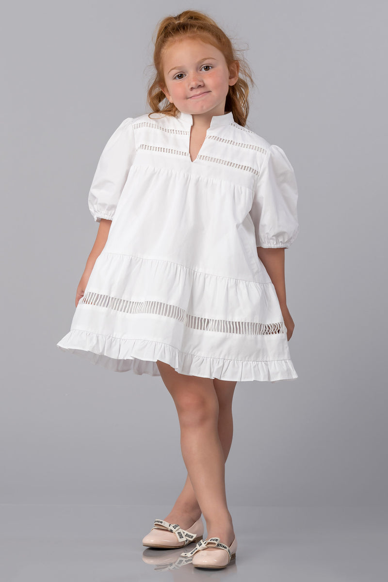 IVY LETICIA DRESS [WHITE]