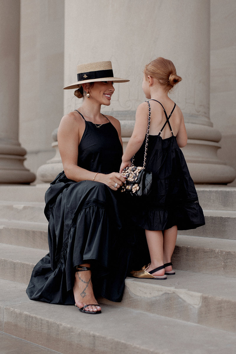 IVY TABITHA DRESS [BLACK]
