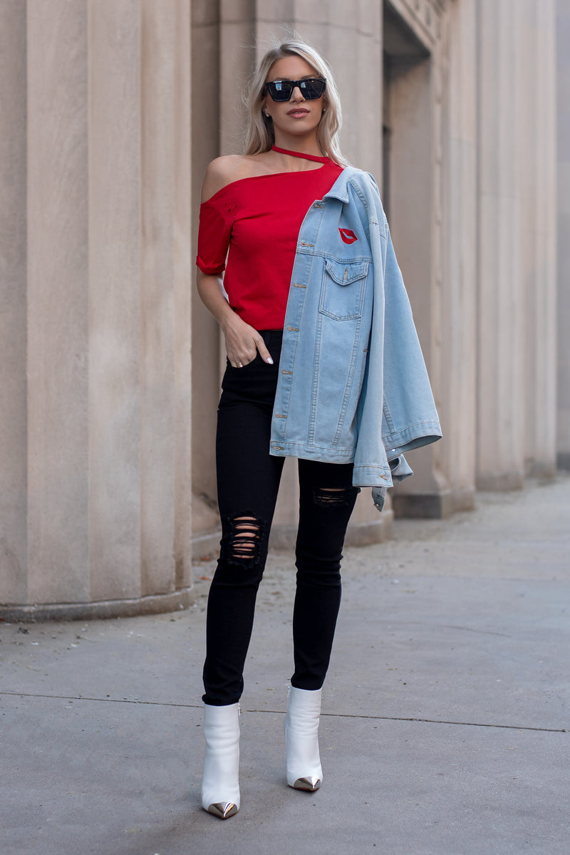 COLBY TEE [RED]