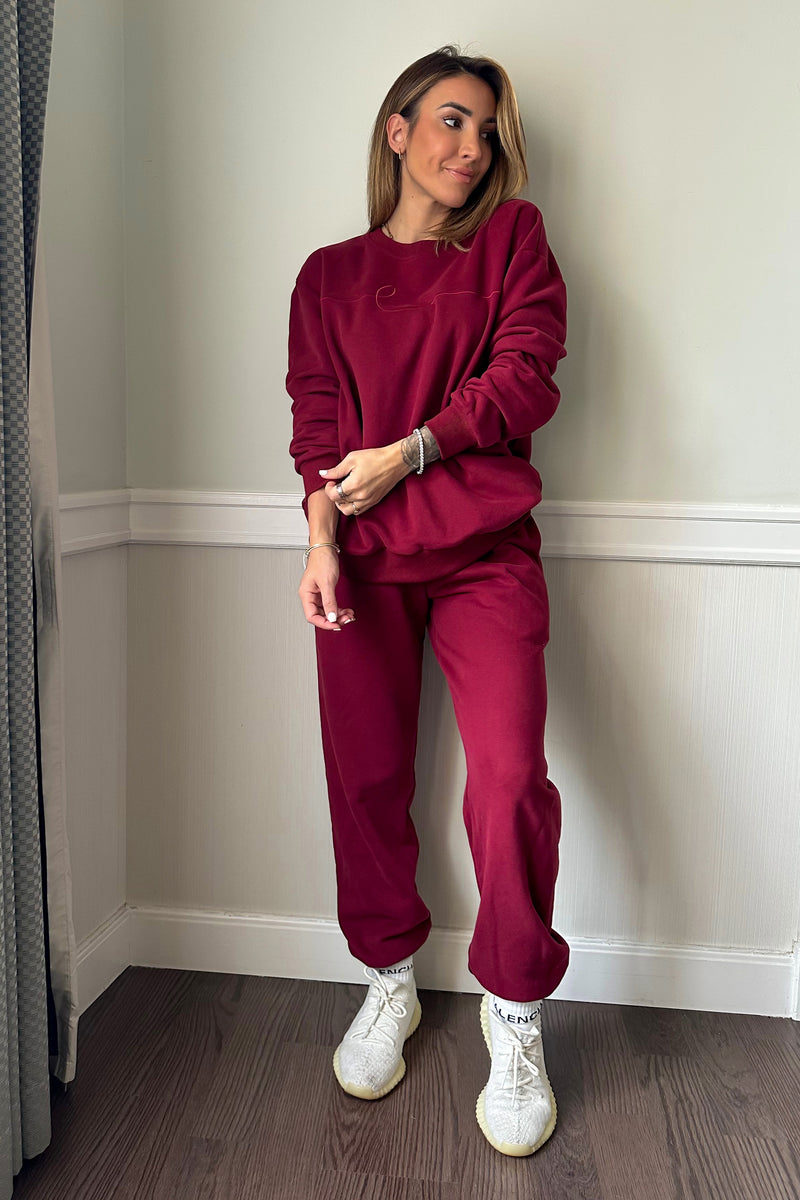 KAI CREWNECK [BURGUNDY]