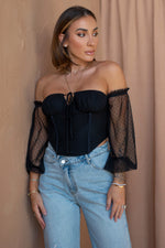 DOLLY TOP [BLACK]