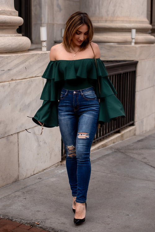 ADELE BODYSUIT [GREEN]