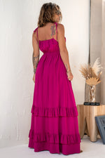 ERVINA DRESS [BERRY]