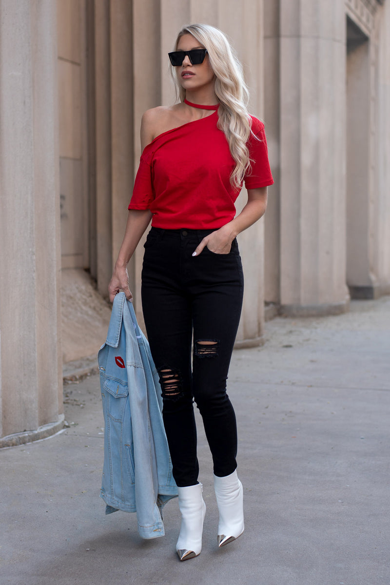 COLBY TEE [RED]