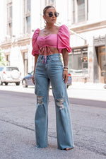 PRICILA TOP [PINK]