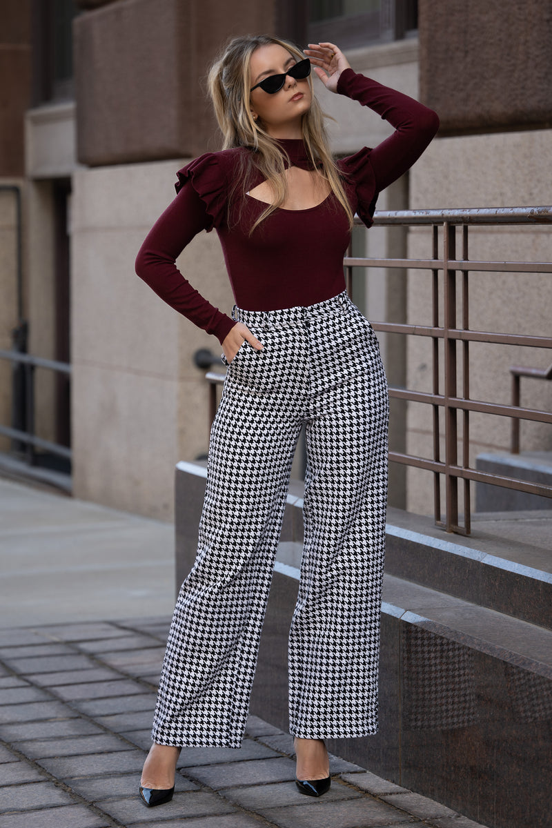 RAYDEN BODYSUIT [BURGUNDY]