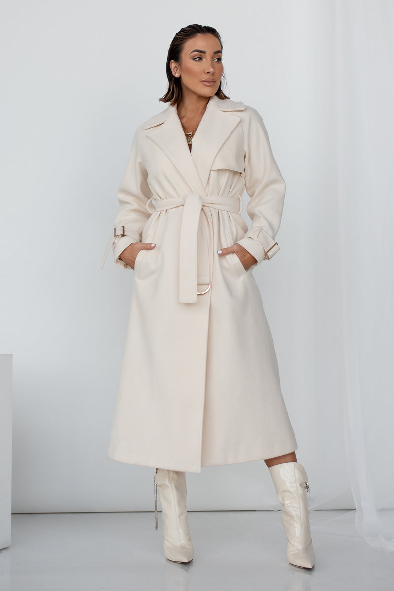 BEBE COAT [CREAM]