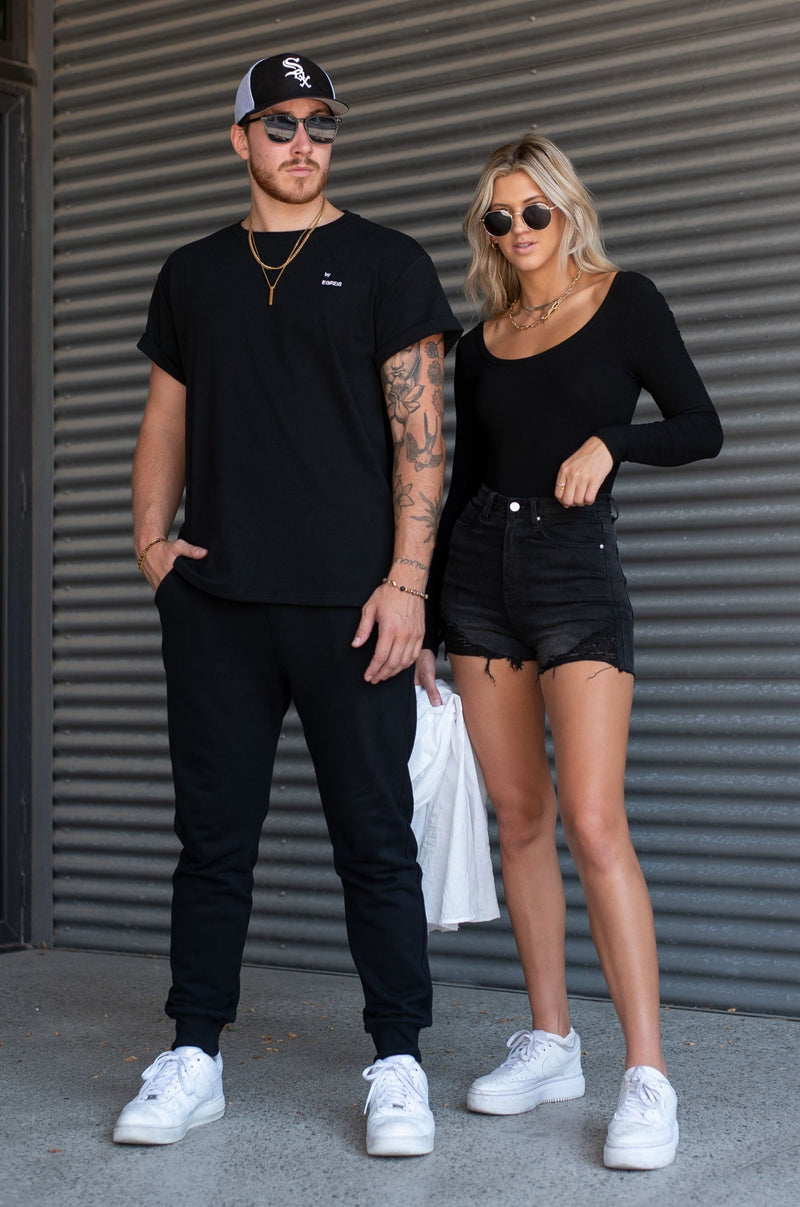 MEN'S DAD TEE [BLACK]