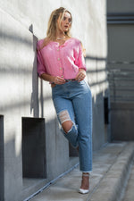 BRANDI CARDIGAN [PINK]