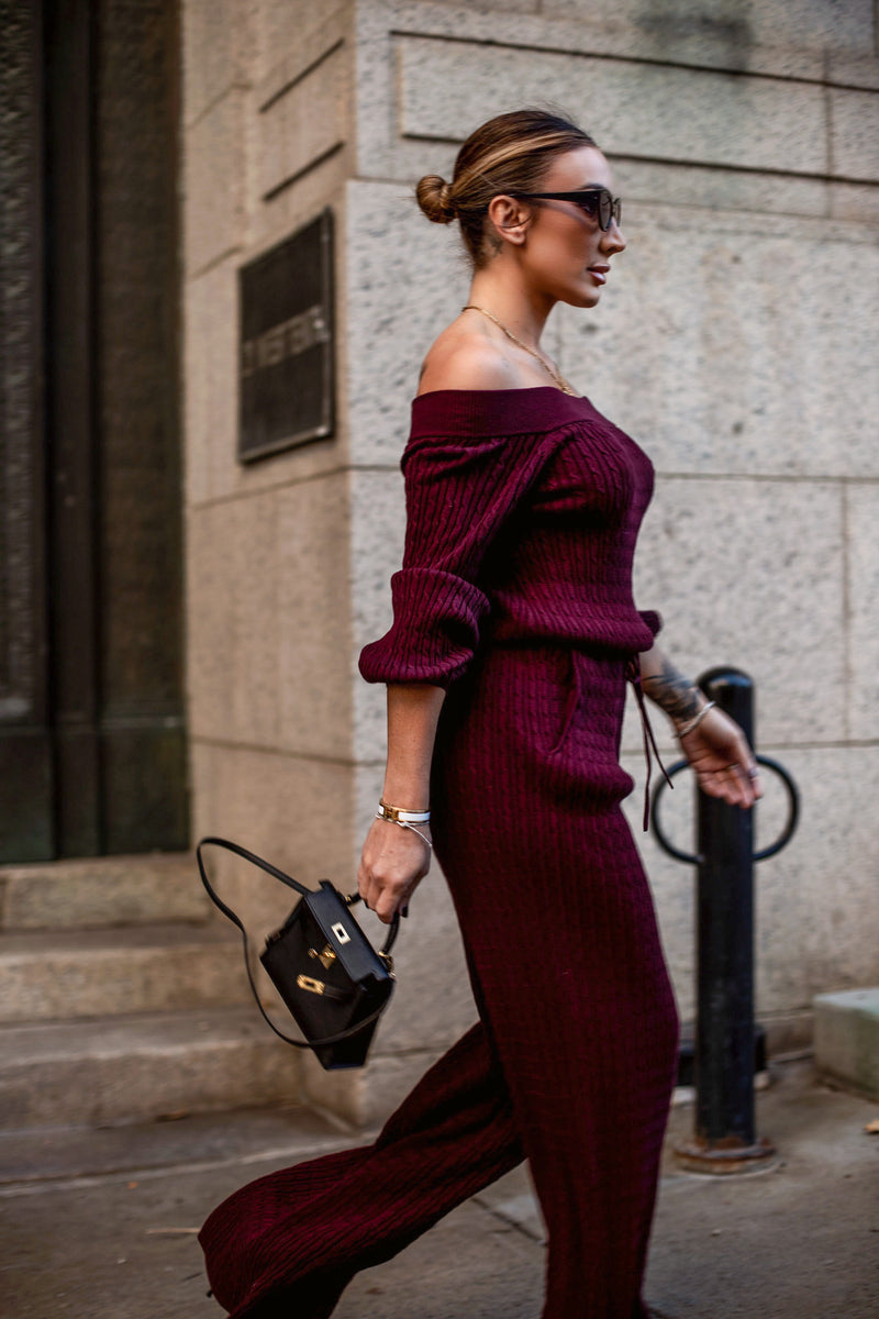 JANIE JUMPSUIT [WINE]