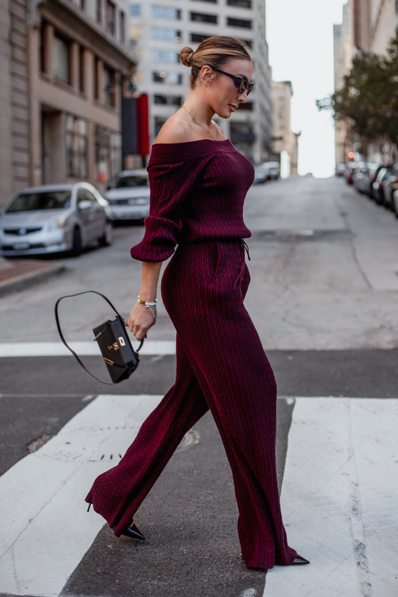 JANIE JUMPSUIT [WINE]