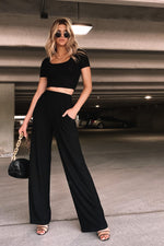 DIEYNABA PANT SET [BLACK]