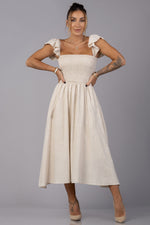 EMELINE DRESS [OATMEAL]