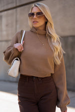 ERIN SWEATER [BROWN]