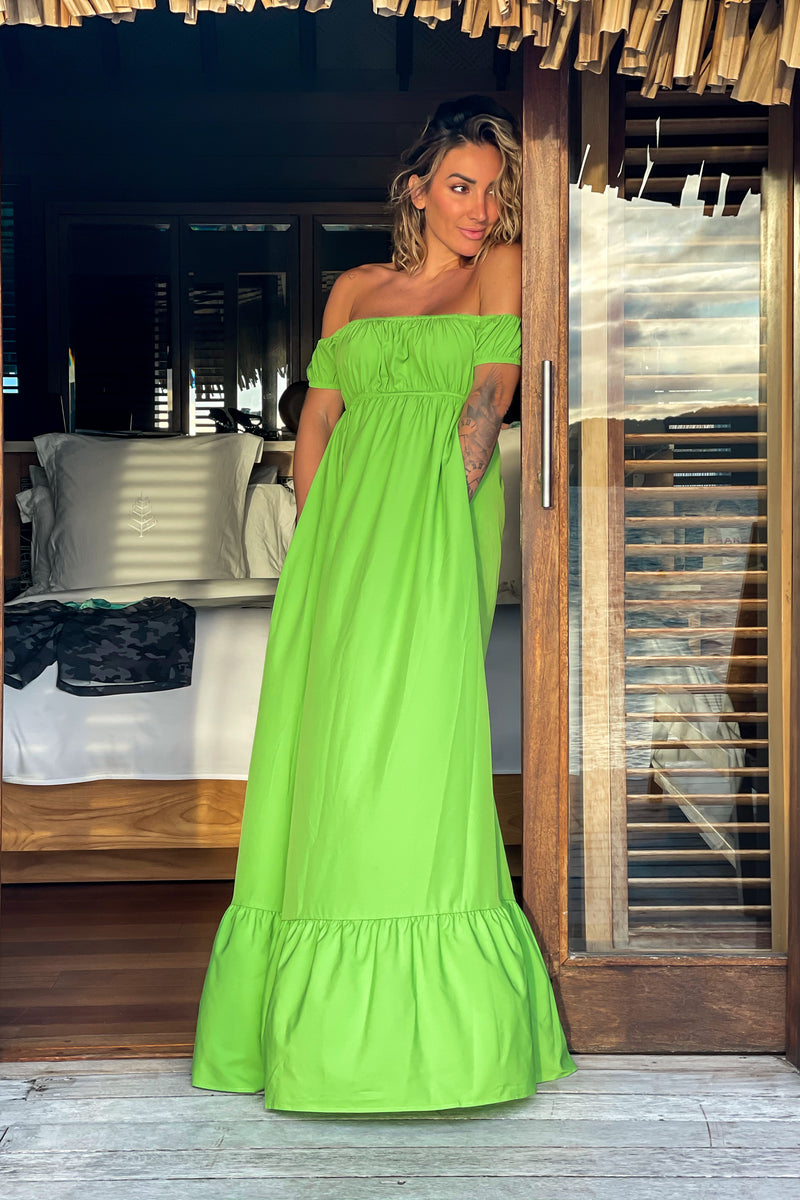 NOELLE DRESS [GREEN]