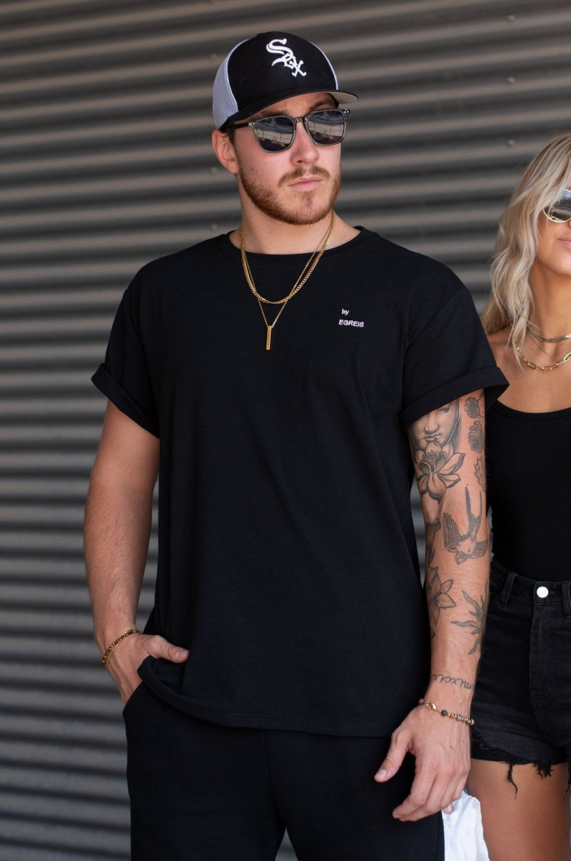 MEN'S DAD TEE [BLACK]