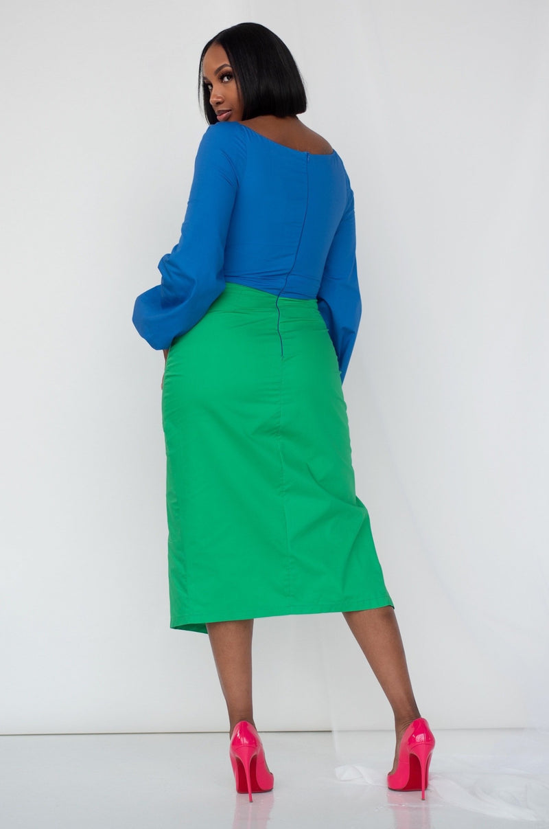SAMAR DRESS [GREEN]