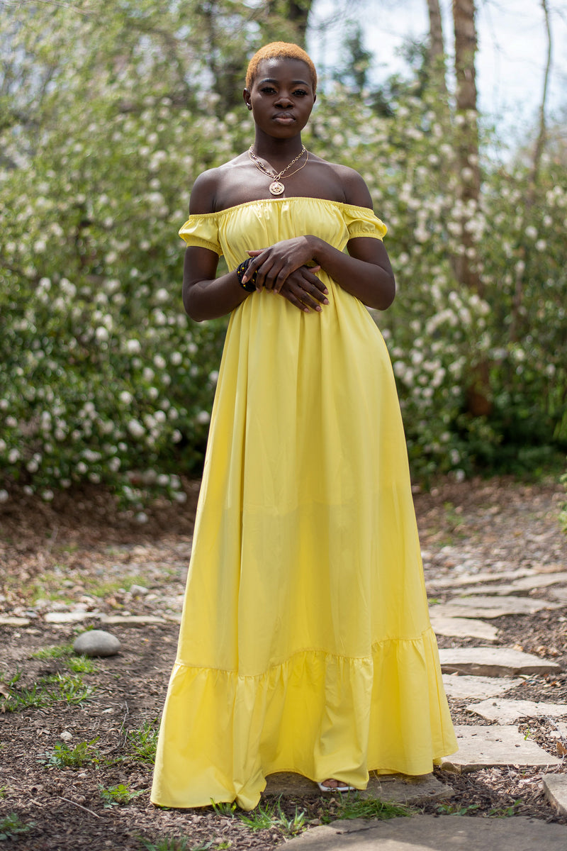 NOELLE DRESS [YELLOW]