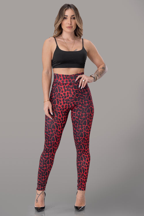 EGI LEGGINGS [RED LEOPARD]
