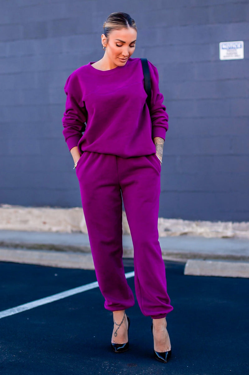 KAI CREWNECK [VIOLET]