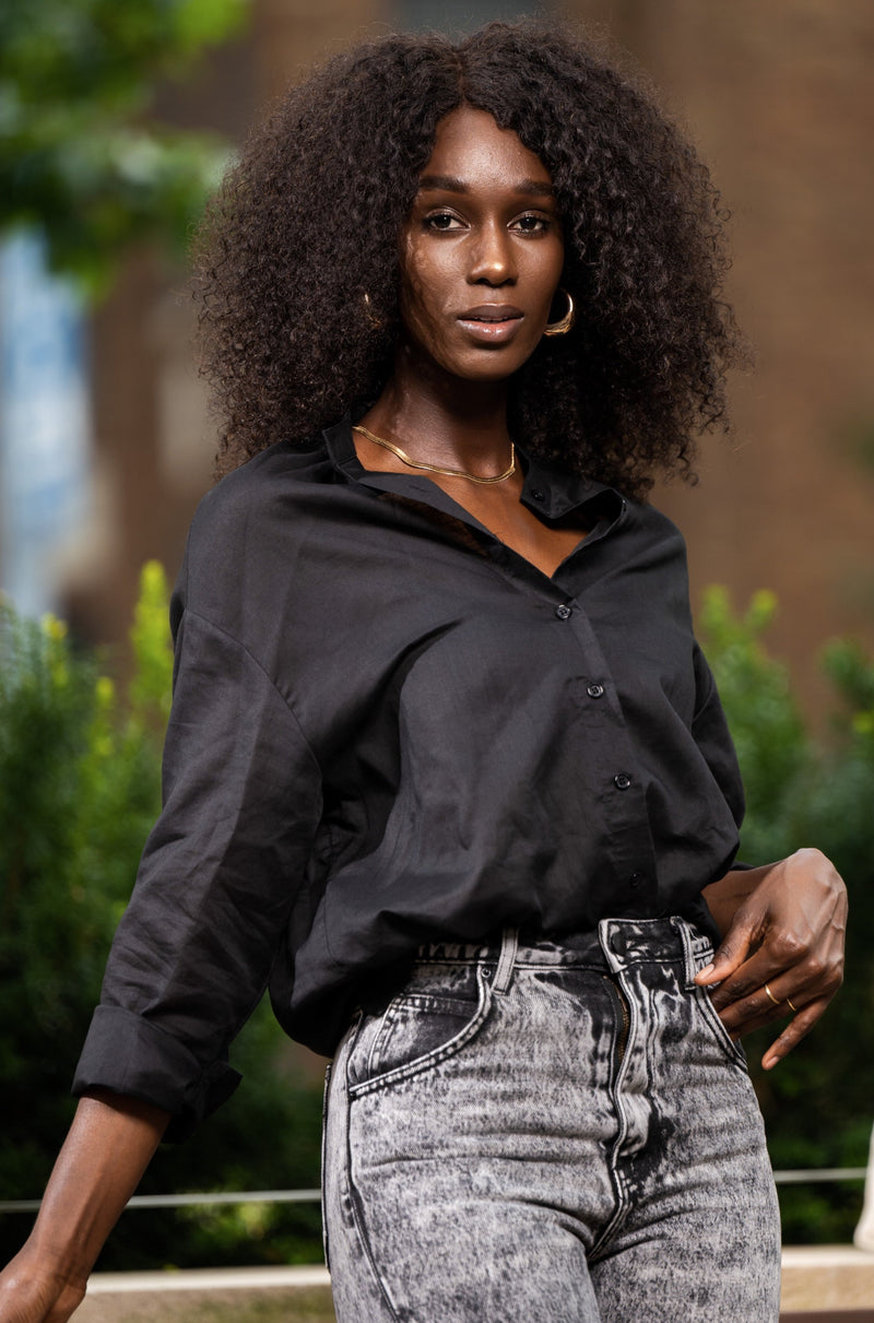 AZALEA TOP [BLACK]