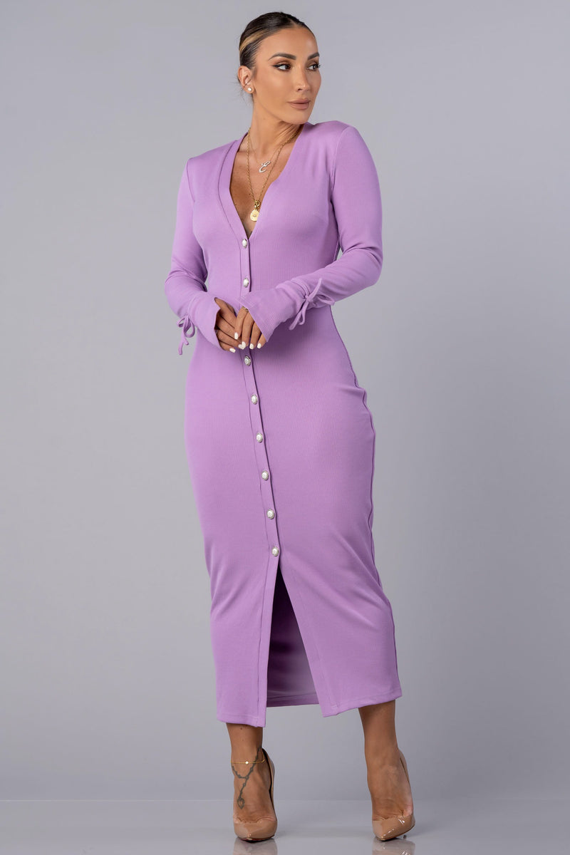 ANYA DRESS [PURPLE]