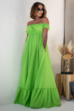 NOELLE DRESS [GREEN]