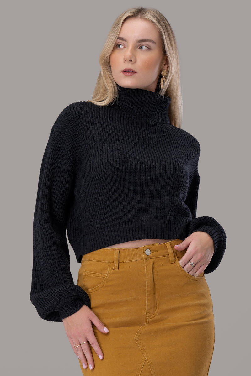 MEG SWEATER [BLACK]