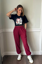 KAI JOGGERS [BURGUNDY]