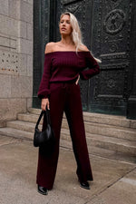 JANIE JUMPSUIT [WINE]