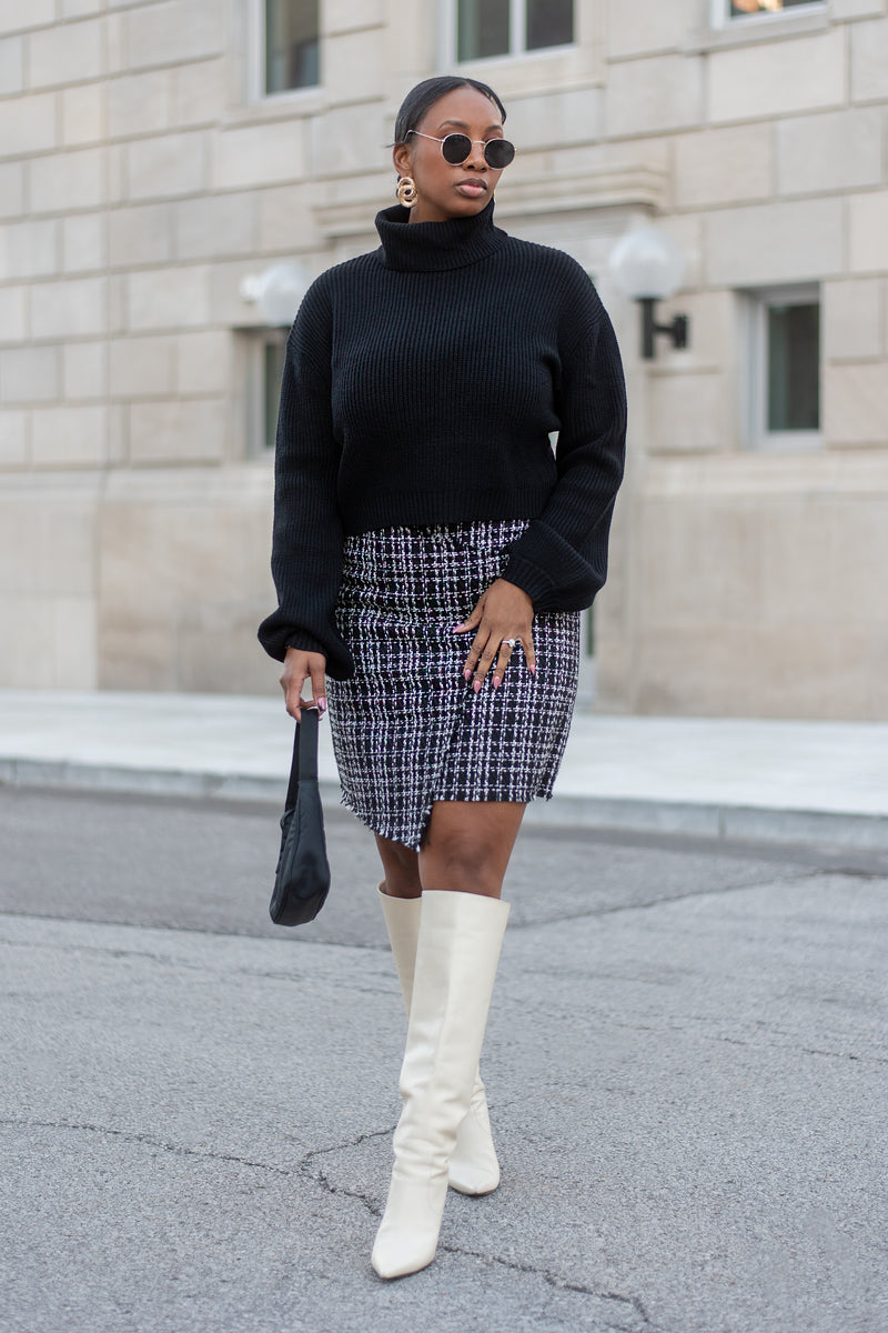 MEG SWEATER [BLACK]