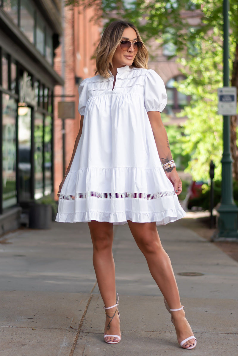 LETICIA DRESS [WHITE]
