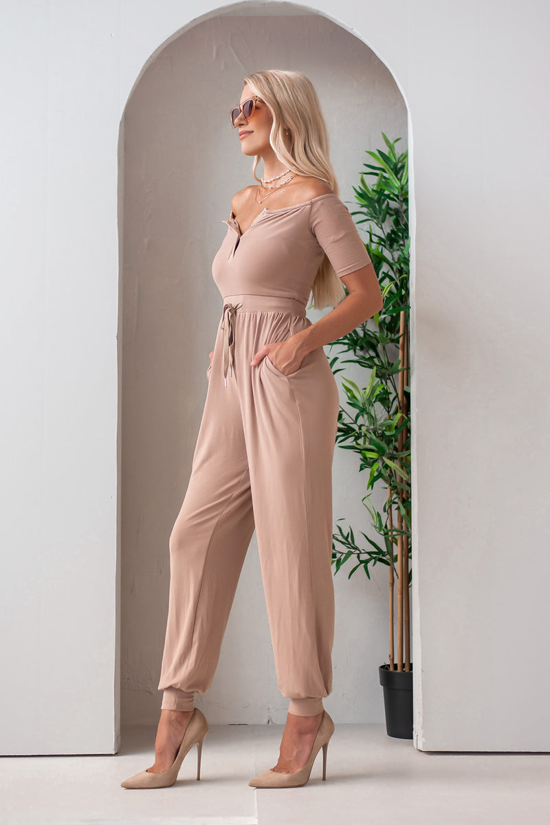 JULIANA JUMPSUIT [MOCHA]